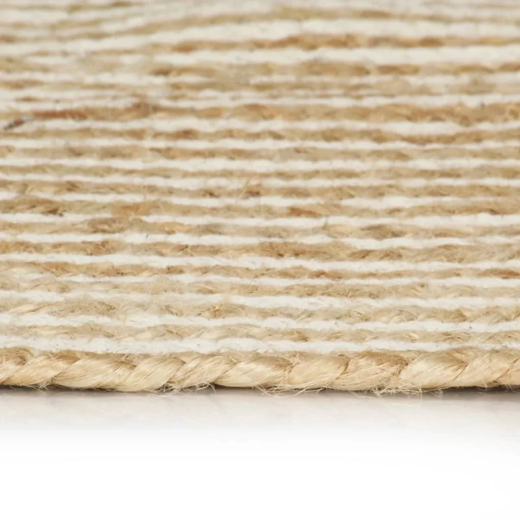 runder jute teppich