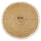 runder teppich jute 80cm