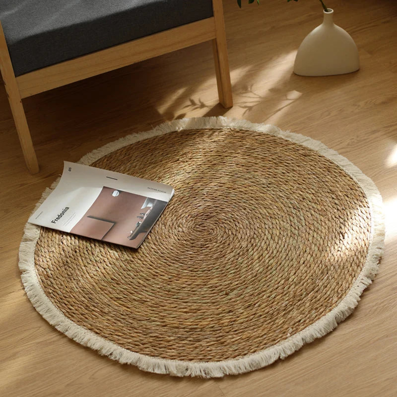 runder teppich jute 80cm