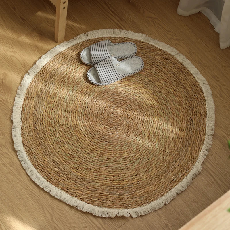 runder teppich jute 80cm