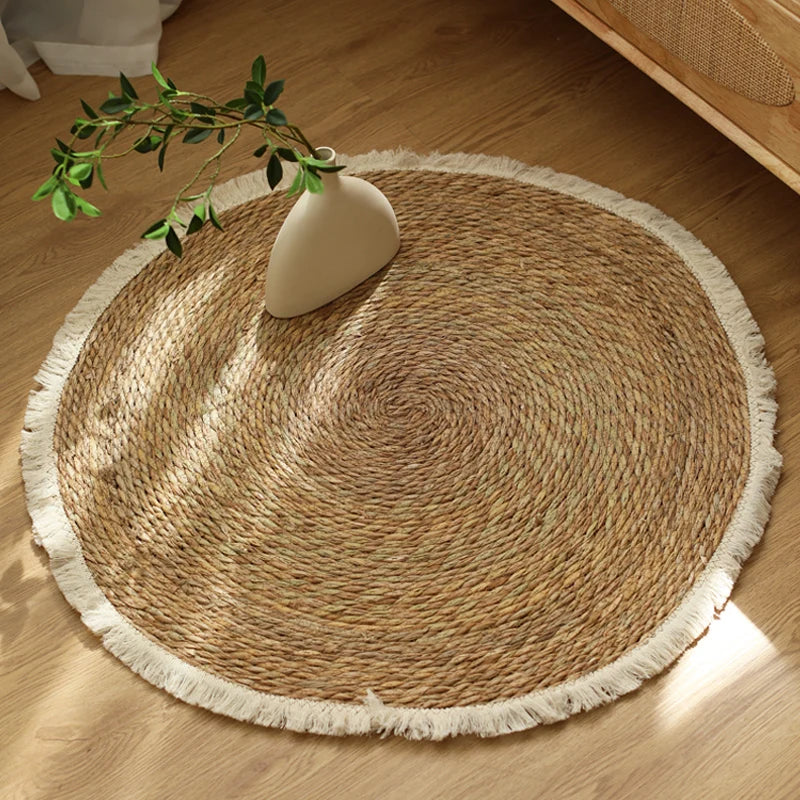 runder teppich jute 80cm