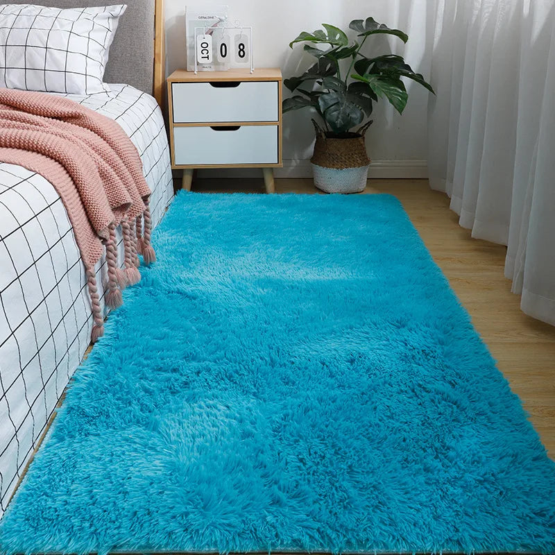 schlafzimmer teppich blau 40x60cm