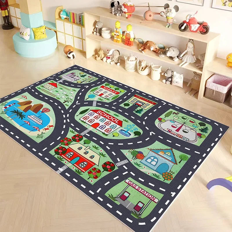 spielstraße teppich 80x120cm