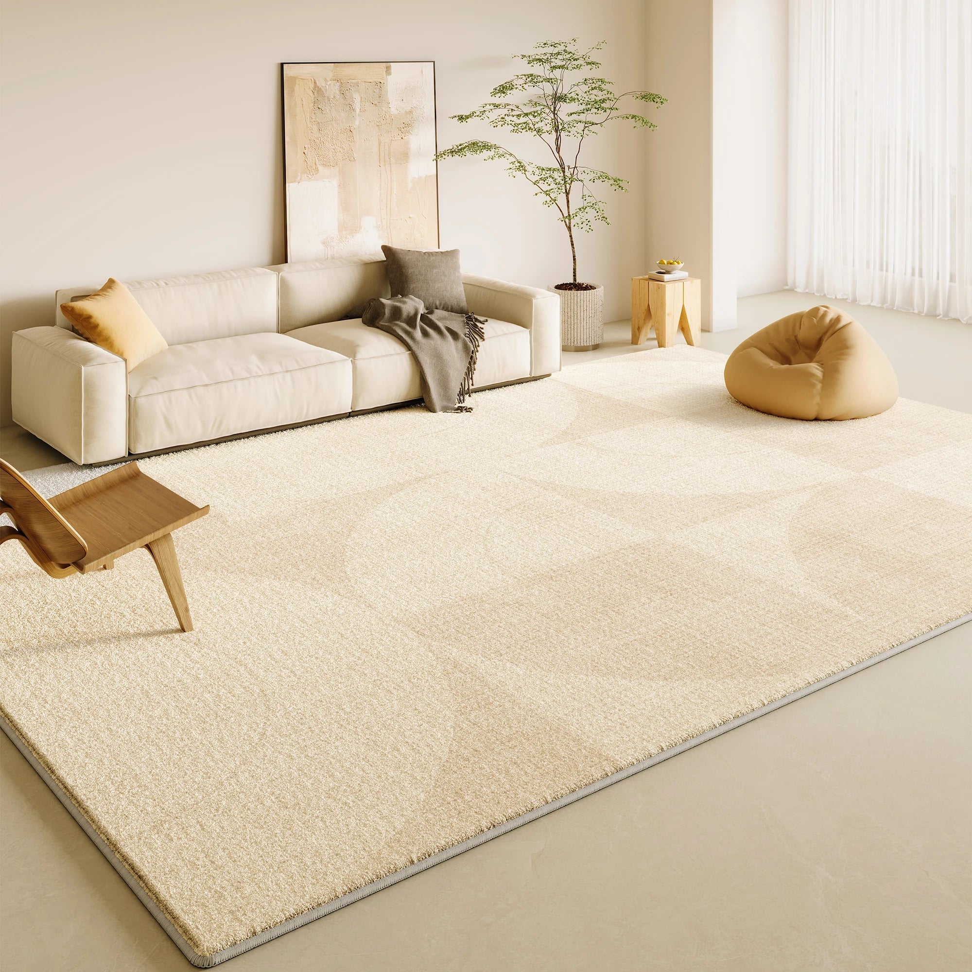 teppich beige wohnzimmer 40x60cm
