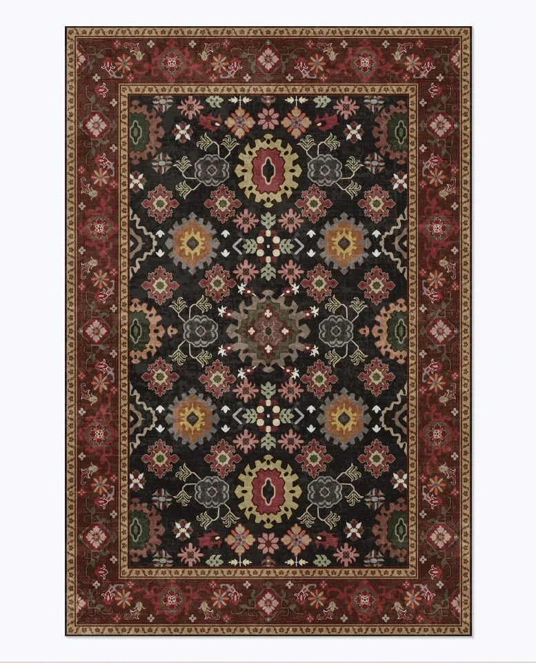 teppich blumen vintage 80x120cm