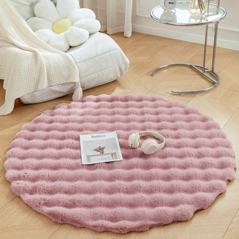 teppich neben bett 30x30cm