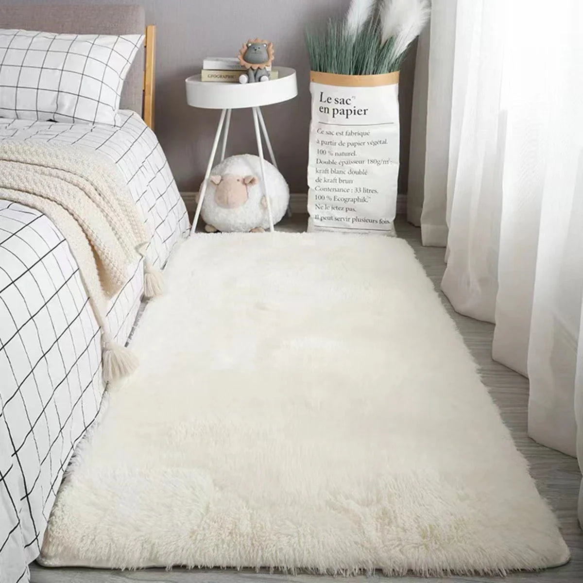 teppich schlafzimmer hochflor 40x120cm