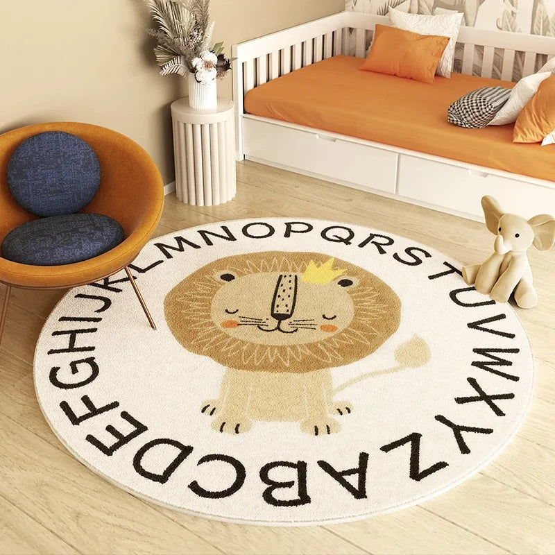 teppich tiere kinderzimmer 80cm