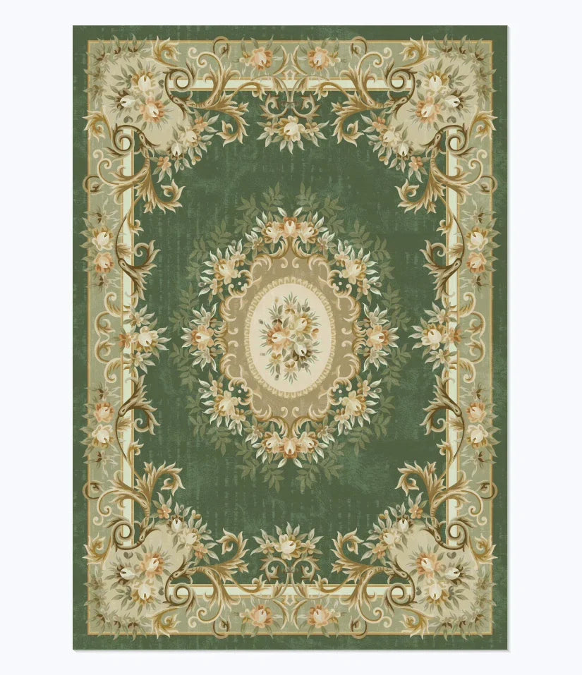 teppich vintage grün 80x120cm