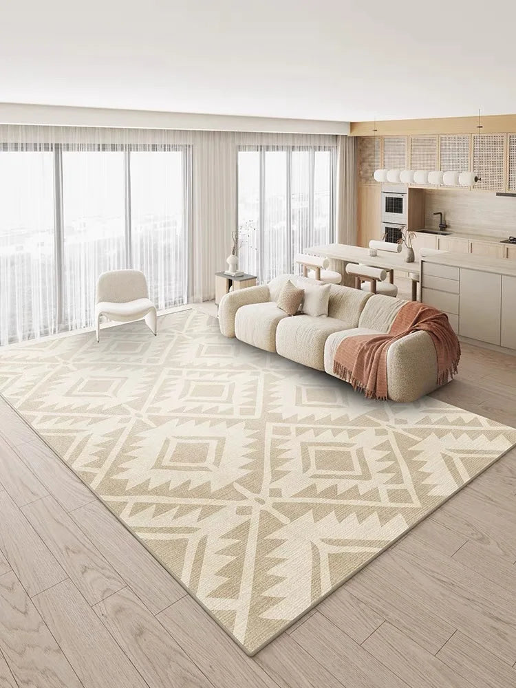 teppich wohnzimmer beige 80x120cm