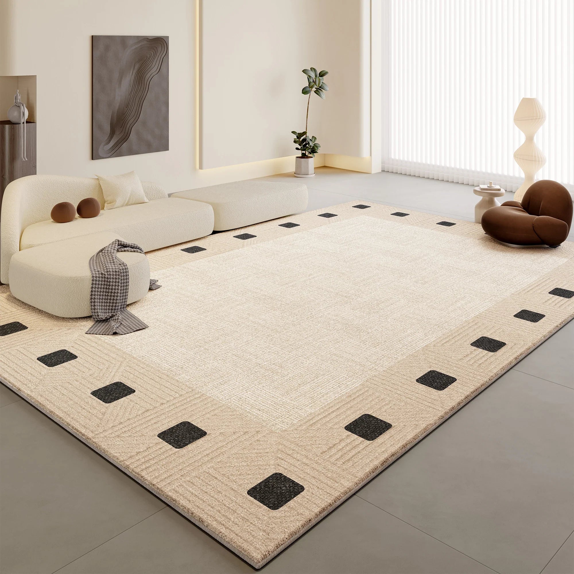 teppich wohnzimmer modern 40x60cm