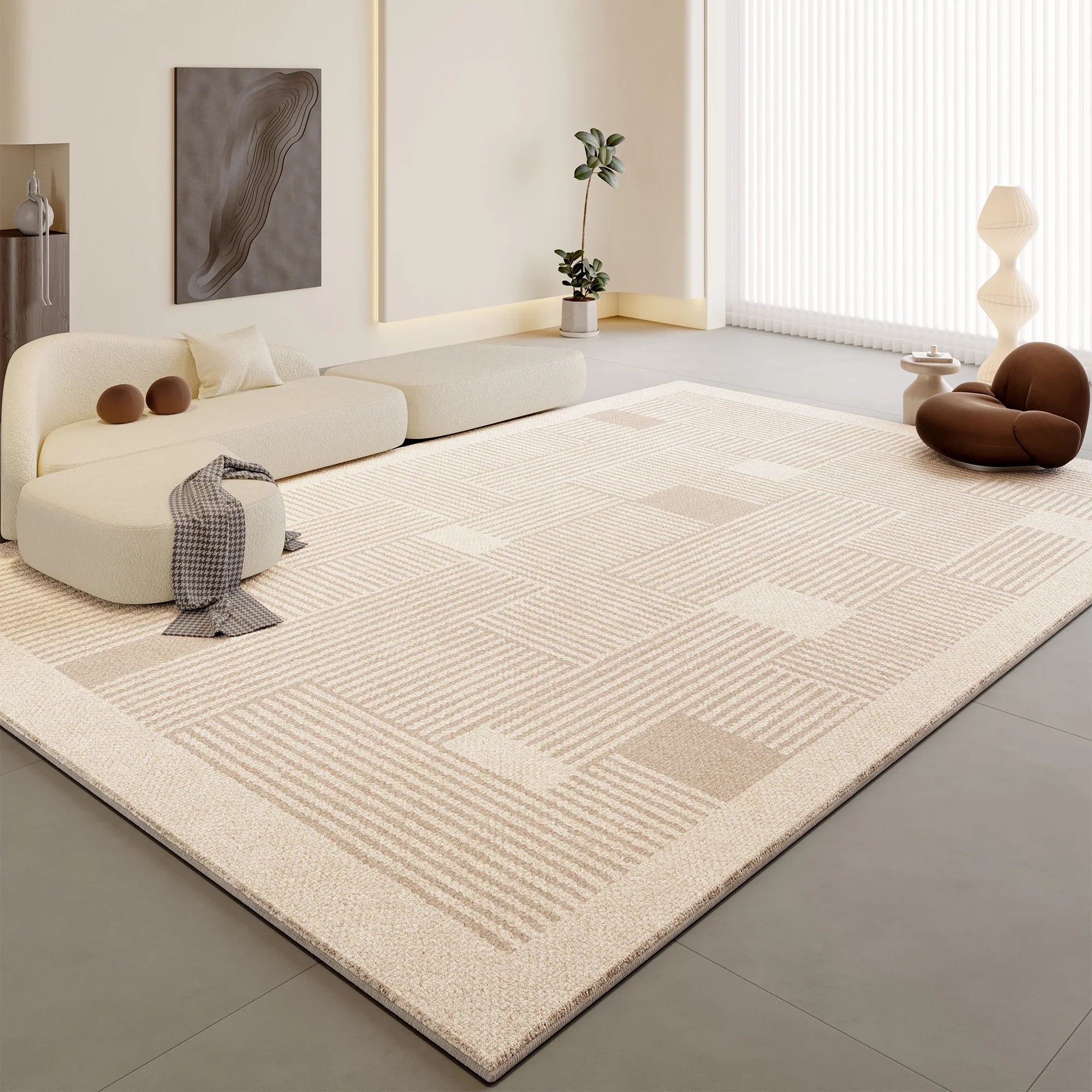 wohnzimmer teppich modern 40x60cm
